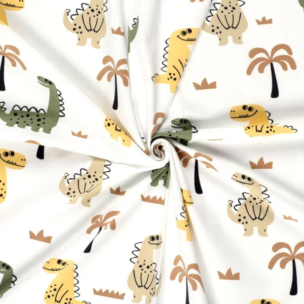 Strampler Dinos grün, gelb, beige