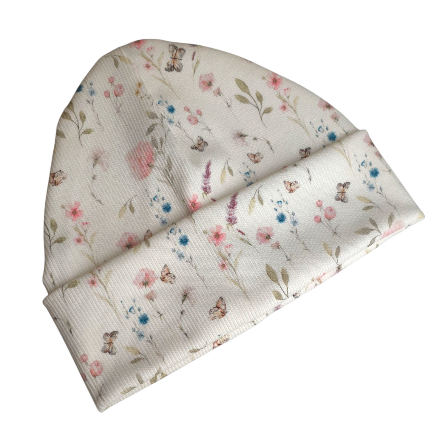 Beanie Baumwolljersey Schmetterlinge