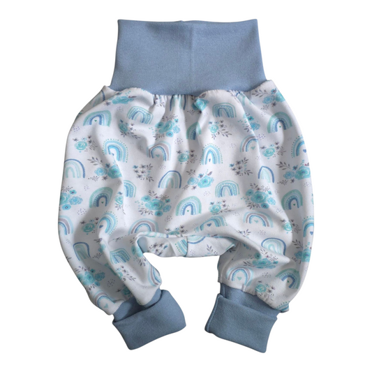 Pumphose Regenbogen blau