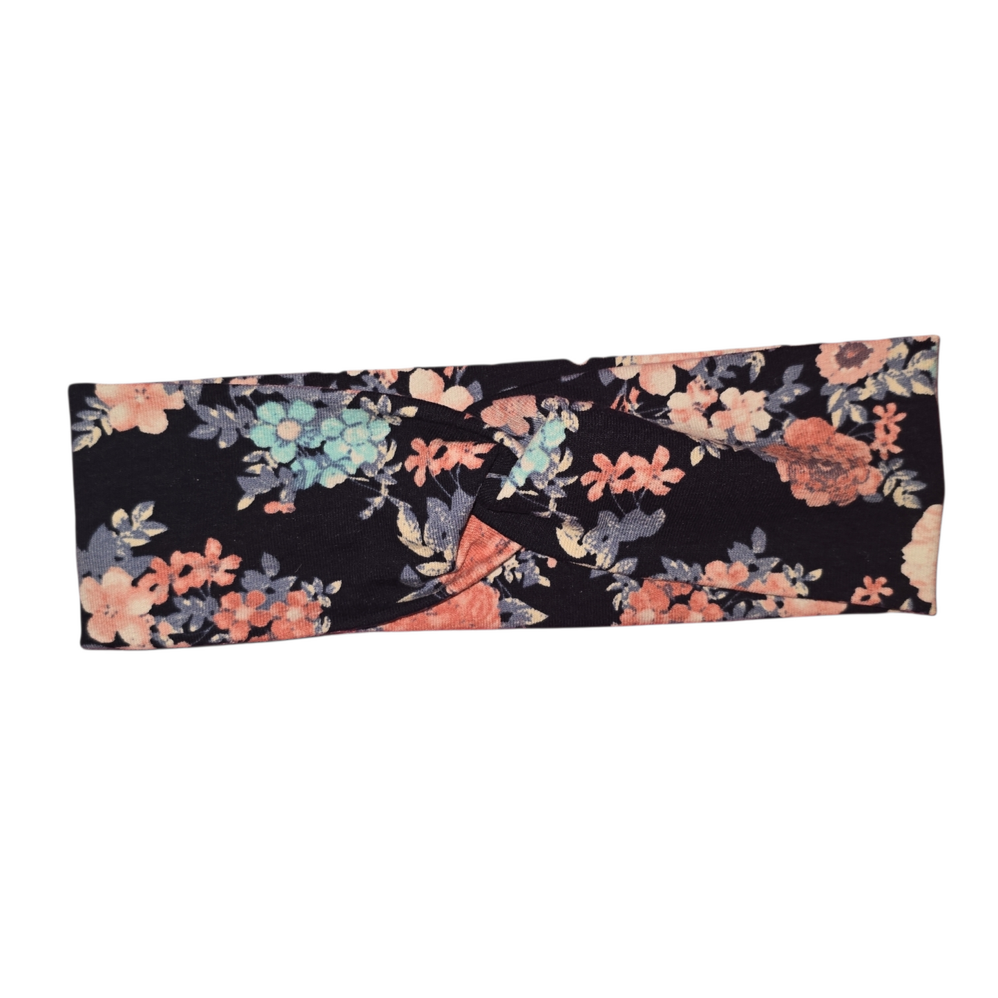 Stirnband 1-2 Jahre bunte Blüten