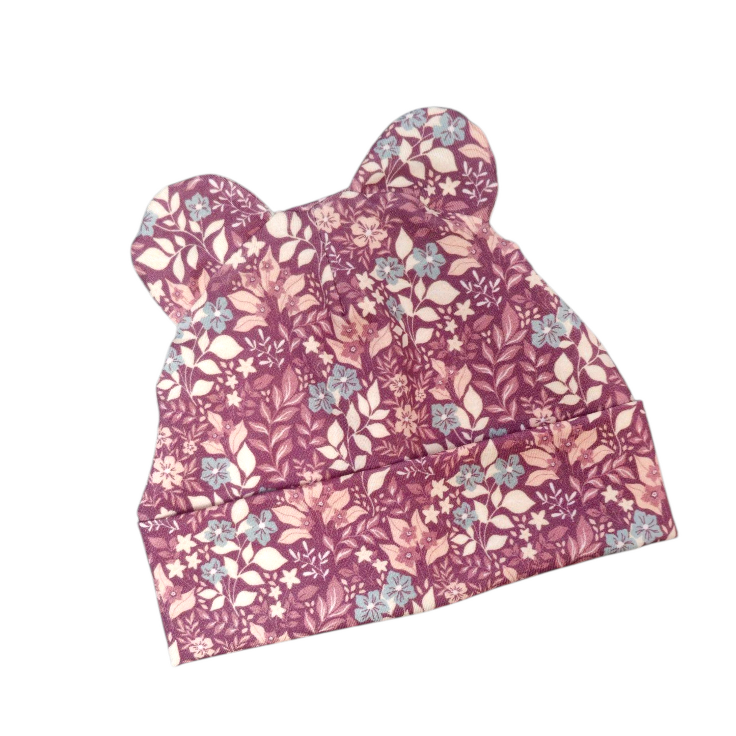 Beanie Baumwolljersey Blumenmeer