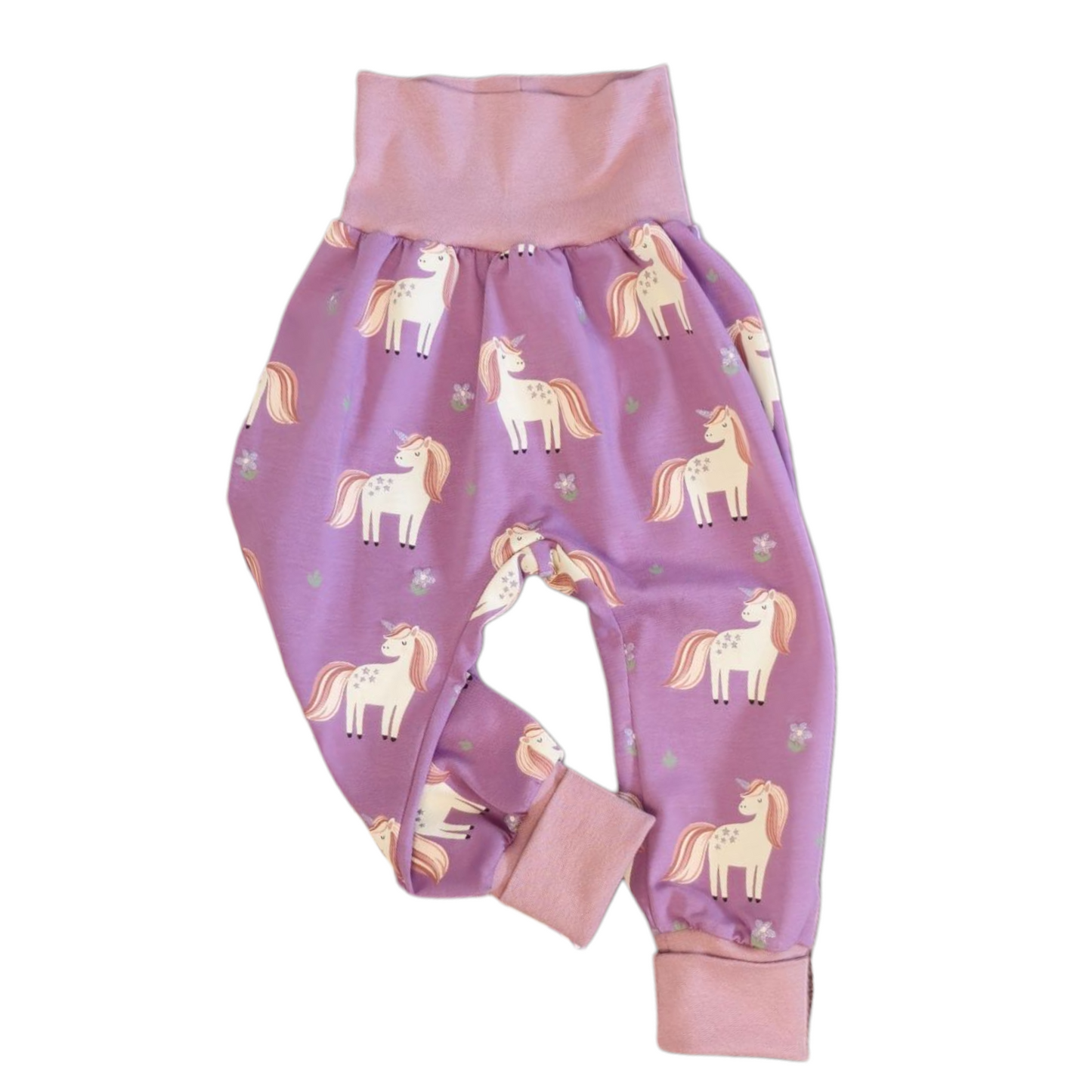 Pumphose Einhörner lila