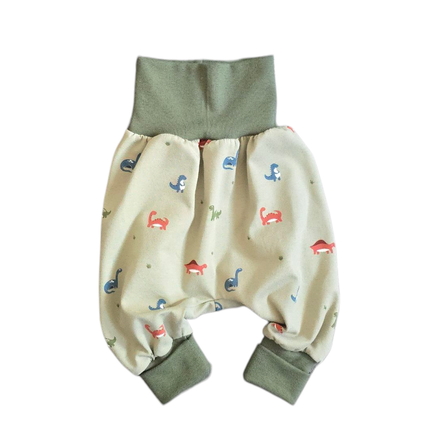 Pumphose Dinos grün