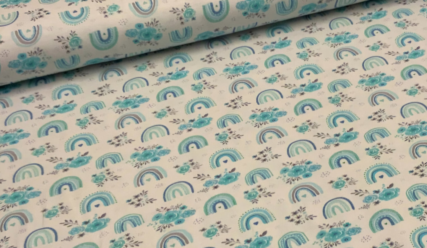 Pumphose Regenbogen blau